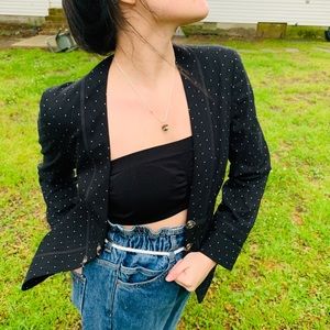 BCBG Polka Dot Blazer
